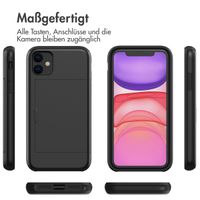imoshion Backcover mit Kartenfach Apple iPhone 11 - Schwarz