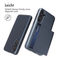 imoshion Backcover mit Kartenfach Samsung Galaxy S25 FE - Dunkelblau