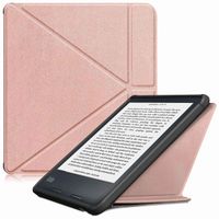 imoshion Klappbare Klapphülle Kobo Libra 2 / Tolino Vision 6 - Rosé gold