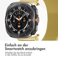 imoshion Magnetisches Milanaise Armband für das  Samsung Galaxy Watch Ultra (2024/2025) - Gold
