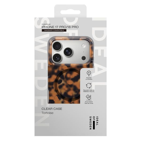 iDeal of Sweden Clear Case MagSafe Apple iPhone 18 Pro / 17 Pro - Tortoise
