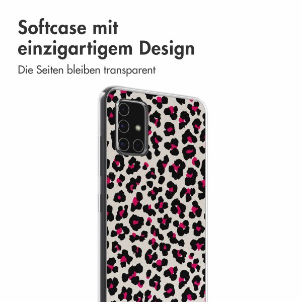 imoshion Design Hülle Samsung Galaxy A51 - Leopard Pink