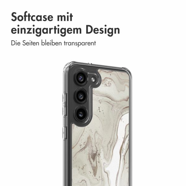 imoshion Design Hülle Samsung Galaxy S23 - Sandy Marble