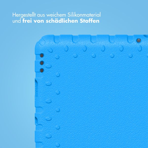 imoshion Schutzhülle mit Handgriff kindersicher Samsung Galaxy Tab A11 / A9 8.7 Zoll - Blau
