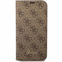 Guess 4G Logo Klapphülle Apple iPhone 14 Pro - Braun
