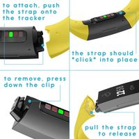 imoshion Silikonband für das  Fitbit Charge 3 / 4 - Gelb