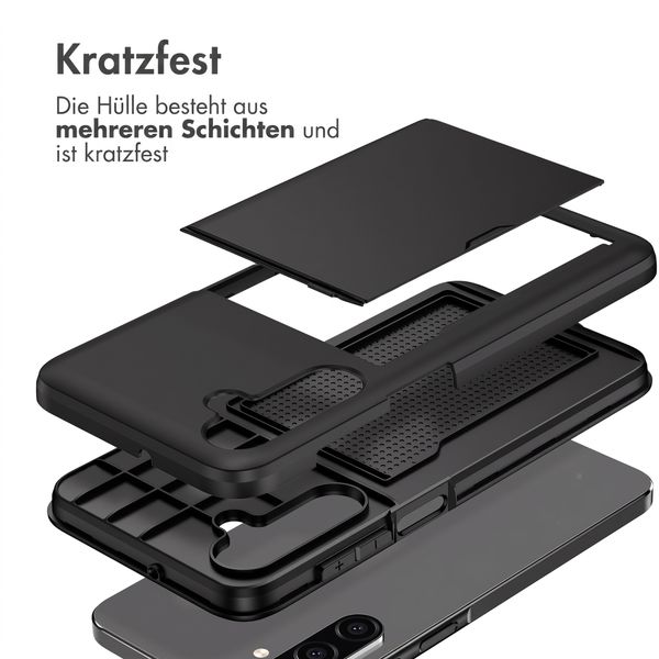 imoshion Backcover mit Kartenfach Samsung Galaxy A18 (4G) - Schwarz