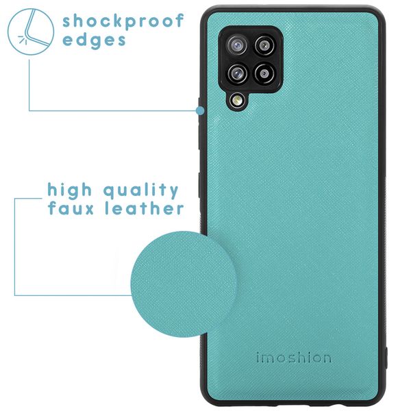 imoshion Luxuriöse Portemonnaie-Klapphülle Samsung Galaxy A42 - Türkis
