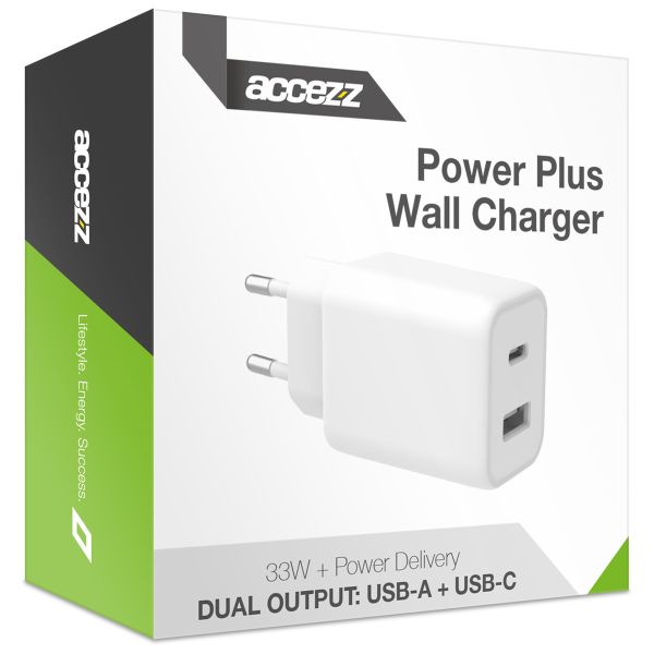 Accezz Power Plus Wall Charger - 33W - Weiß