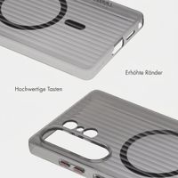 Accezz Lite Backcover mit MagSafe | Fluted | Samsung Galaxy S25 Ultra - Schwarz