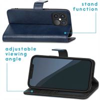 imoshion Luxuriöse Klapphülle Apple iPhone 13 Pro - Dunkelblau