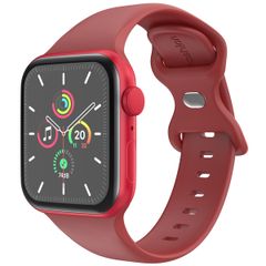 imoshion Silikonband⁺ für die Apple Watch Series 1 bis 10 / SE / Ultra (2) (44/45/46/49 mm) - Wine - Größe M/L