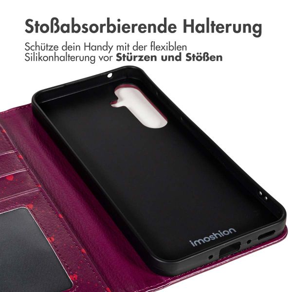 imoshion Design Klapphülle Samsung Galaxy A35 - Crush Check Coral Dust