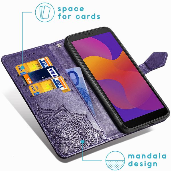 imoshion Mandala Klapphülle Huawei Y5p - Violett