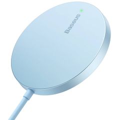 Baseus Simple Mini3 kabelloses Ladegerät – Geeignet für MagSafe – 15 Watt – Blau