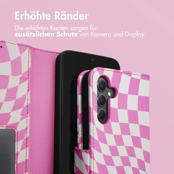 imoshion ﻿Design Klapphülle für das Samsung Galaxy A34 (5G) - Retro Pink