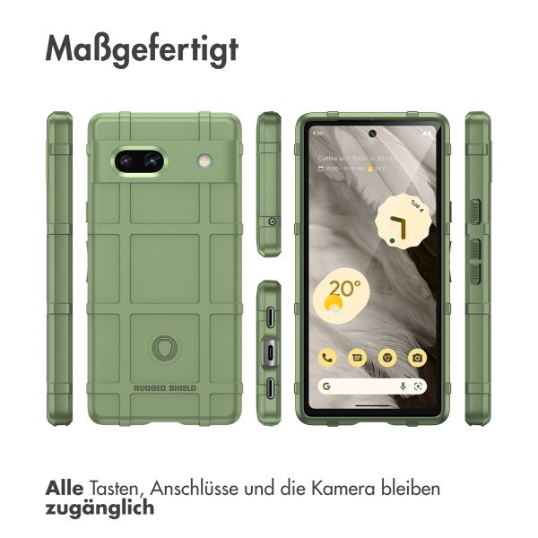 imoshion Rugged Shield Backcover Google Pixel 7a - Dunkelgrün