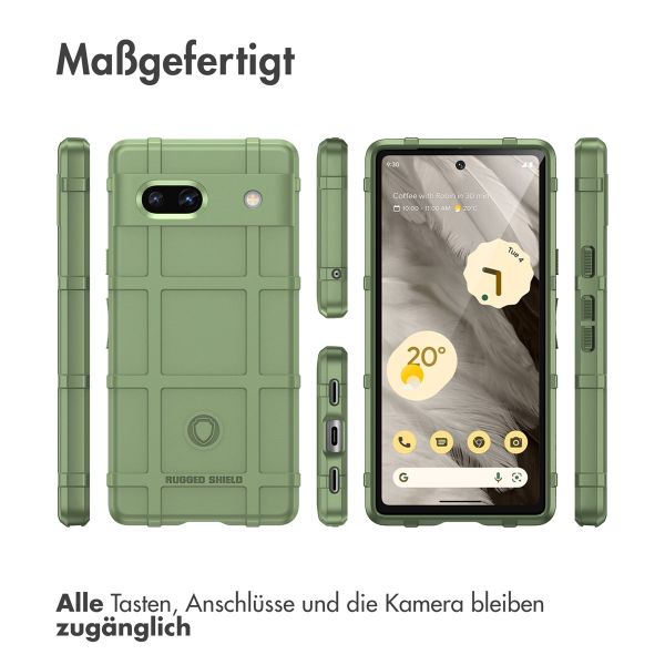 imoshion Rugged Shield Backcover für das Google Pixel 7a - Grün