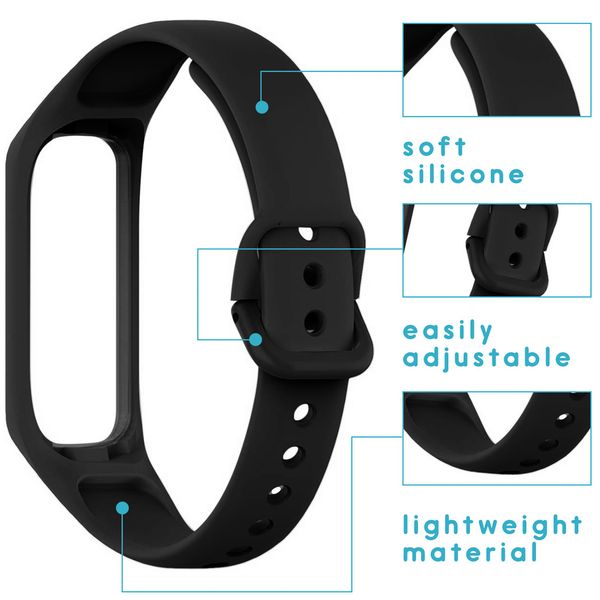 imoshion Silikonband für das  Samsung Galaxy Fit 2 - Schwarz