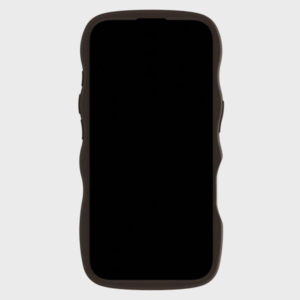 Holdit Wavy Case für das Apple iPhone 16 - Chocolate