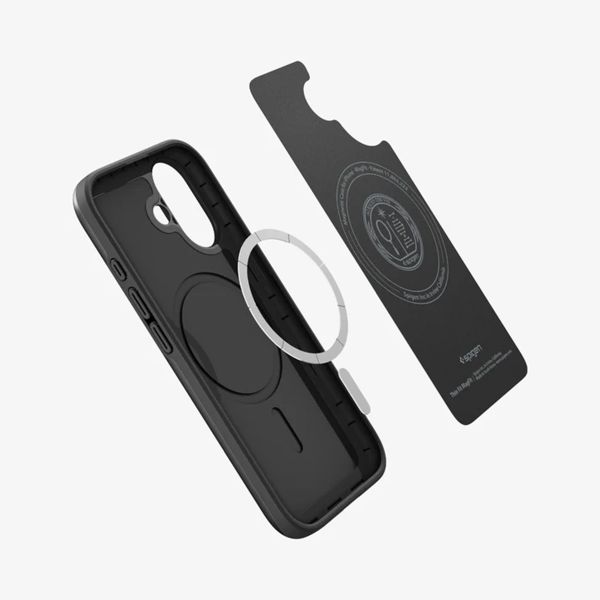 Spigen Thin Fit Backcover mit MagSafe Apple iPhone 17 - Black