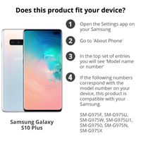 ZAGG D3O® Oxford Klapphülle Schwarz für das Samsung Galaxy S10 Plus