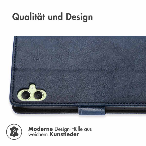imoshion Luxuriöse Klapphülle Samsung Galaxy A05s - Dunkelblau