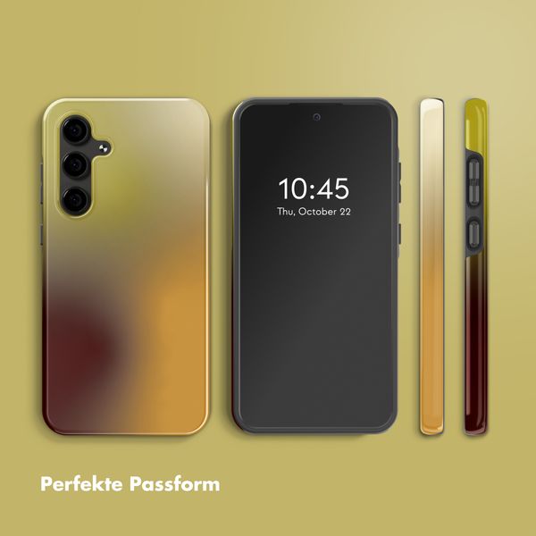 Selencia Vivid Back Cover Samsung Galaxy S24 FE - Gradient Olive Dust