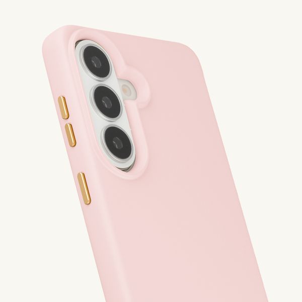Selencia Rivièra Backcover mit MagSafe mit abnehmbaren Haken Samsung Galaxy S26 - Sorbet Pink