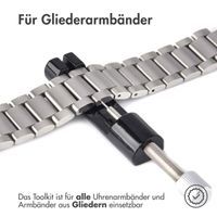 imoshion Smartwatch Band Link Toolkit - Verkürzer für Smartwatch-Armband - Schwarz