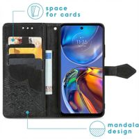 imoshion Mandala Klapphülle Motorola Moto E32 / E32s - Schwarz