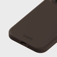 Holdit Silicone Case für das iPhone 15 Pro - Chocolate