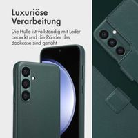 Accezz 2-in-1 Klapphülle aus Leder mit MagSafe Samsung Galaxy S23 FE - Cedar Green