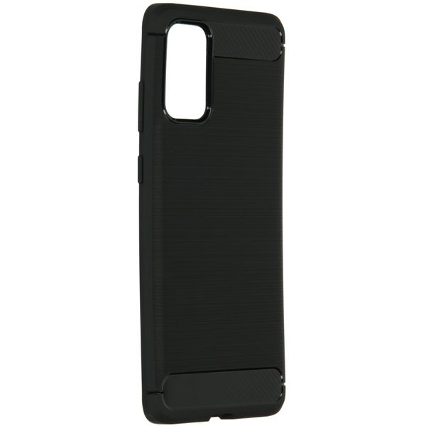 Brushed TPU Case Schwarz für das Samsung Galaxy S20 Plus