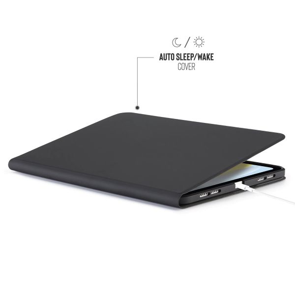 Pipetto Origami No5 Rotating Folio Case Apple iPad Air 13 Zoll (2025) M3 / (2024) M2 - Schwarz