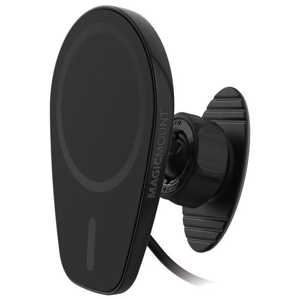 Scosche Magic Mount PRO (Gen 6) Kabelloses MagSafe-Autoladegerät – Armaturenbrett / Lüftungsgitter – Schwarz