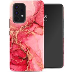 Selencia Vivid Tough Back Cover für das Samsung Galaxy A53 - Rosy Marble