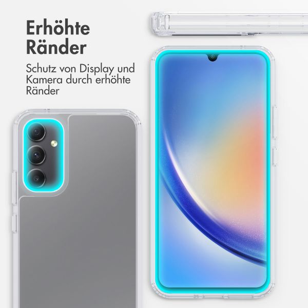 imoshion Back Cover mit Ständer Samsung Galaxy A34 (5G) - Transparent