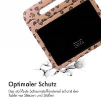 imoshion Kinder­sicheres Design Backcover mit Griff Apple iPad 9 (2021) 10.2 Zoll / iPad 8 (2020) 10.2 Zoll / iPad 7 (2019) 10.2 Zoll - Panthermuster