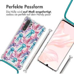 imoshion Design Hülle mit Band Huawei P30 Pro - Jellyfish Watercolor
