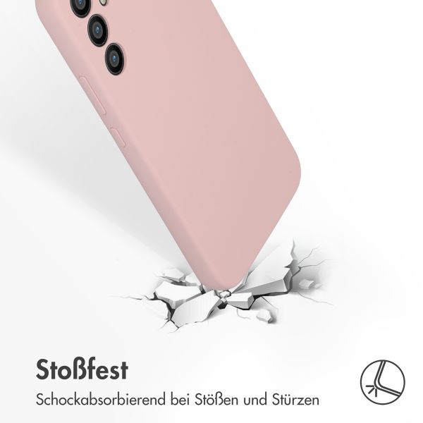 Accezz Liquid Silikoncase für das Samsung Galaxy A34 (5G) - Rosa