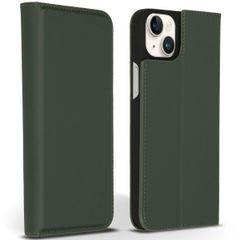 Accezz Premium Leather Slim Klapphülle Apple iPhone 14 Plus - Grün