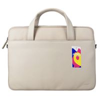 Accezz Leather Laptoptasche 16 Zoll - Beige