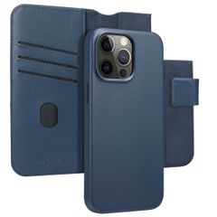 Accezz 2-in-1 Klapphülle aus Leder mit MagSafe Apple iPhone 15 Pro Max - Nightfall Blue