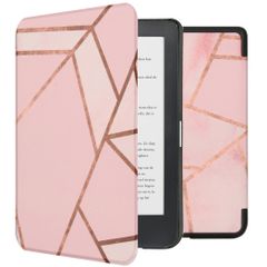 imoshion Design Slim Hard Case Sleepcover für das Kobo Clara HD - Pink Graphic