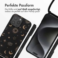 imoshion Silikonhülle design mit Band für das Apple iPhone 16 Pro Max - Sky Black