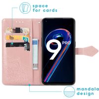 imoshion Mandala Klapphülle für das Realme 9 Pro - Rose Gold