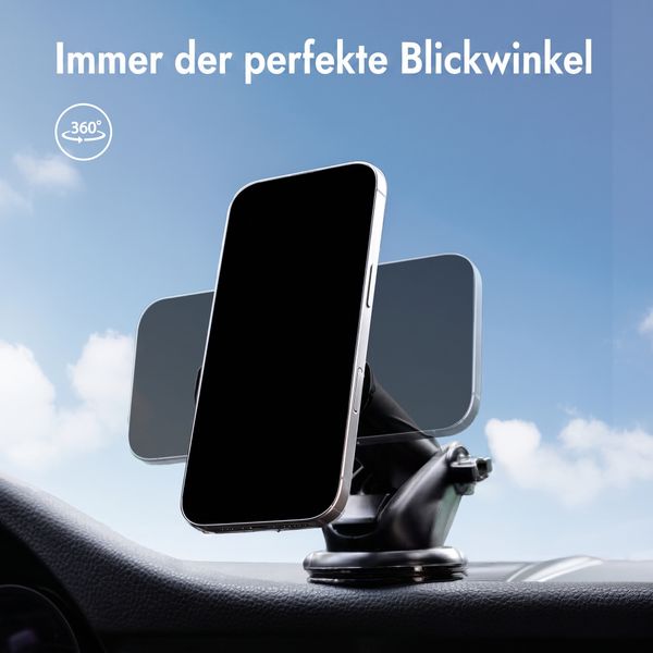 imoshion Handyhalterung Auto - Magnetisch - Armaturenbrett / Windschutzscheibe - Schwarz