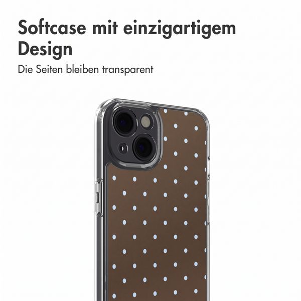 imoshion Design Hülle Apple iPhone 14 - Polka Dot Bruin