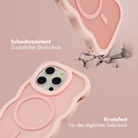 Selencia Wavy Backcover mit MagSafe Apple iPhone 14 Pro - Soft Pink